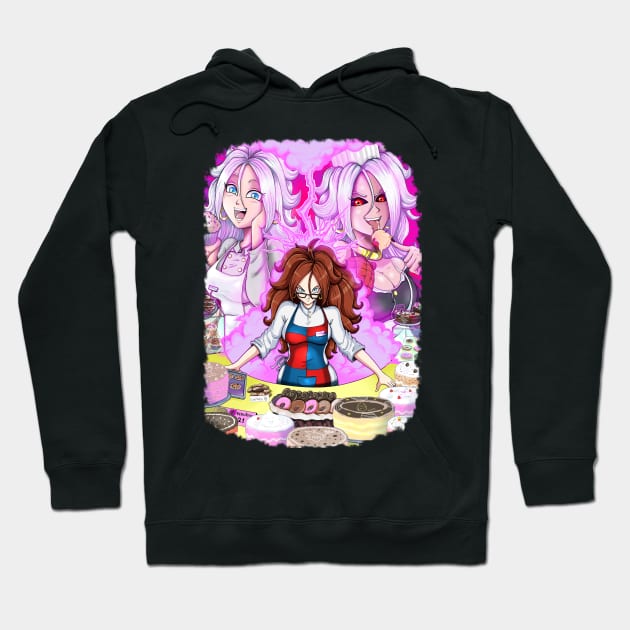 ANDROID 21 Hoodie by Luisocscomics